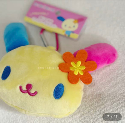 Sanrio｜Zipper Mascot with Carabiner/Plush Keychain｜10.3cm×11.6cm×5cm approx.