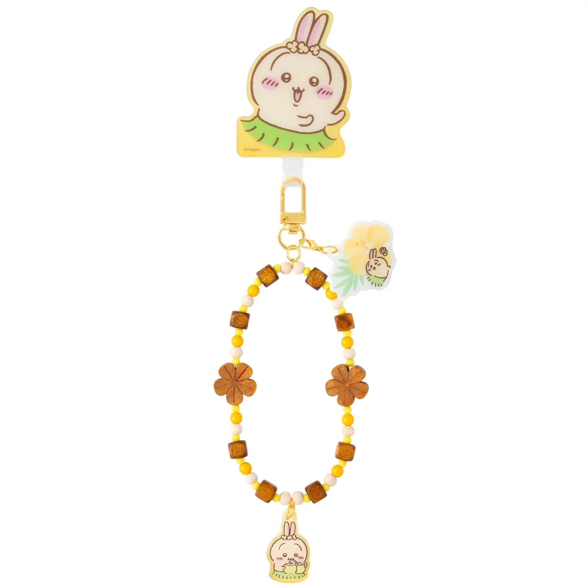 chiikawa｜Movie "Chiikawa" Phone Tab &amp; Bead Strap｜H60×W50mm approx.