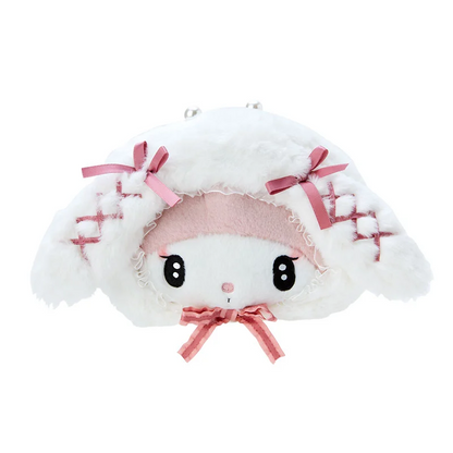 Sanrio｜第三代暗黑地雷限定毛绒化妆包/印花防水内里/珍珠拉链头｜约20×10×14cm