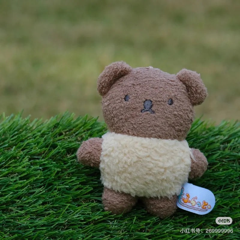 Miffy米菲｜米菲/鲍里斯熊卷毛毛绒挂/挂件｜约W70×H100×D35mm