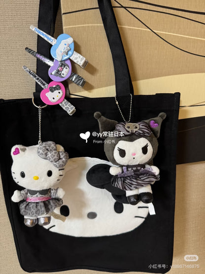 Sanrio｜Monotone Animal Mascot Holder /Plush Keychain｜11×7.5×15.5cm approx.
