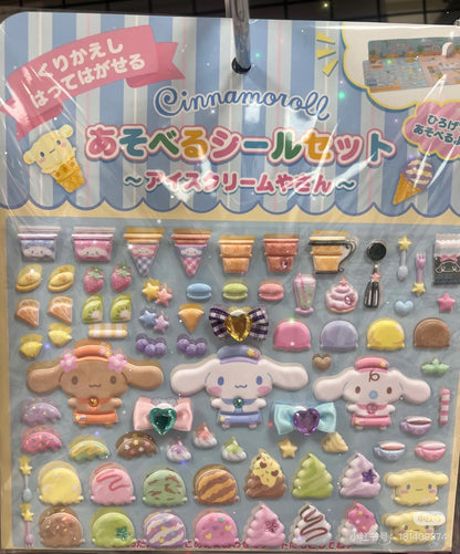 Sanrio｜Playing Sticker Set - Cafe Restaurant｜21×1×23.5cm approx.