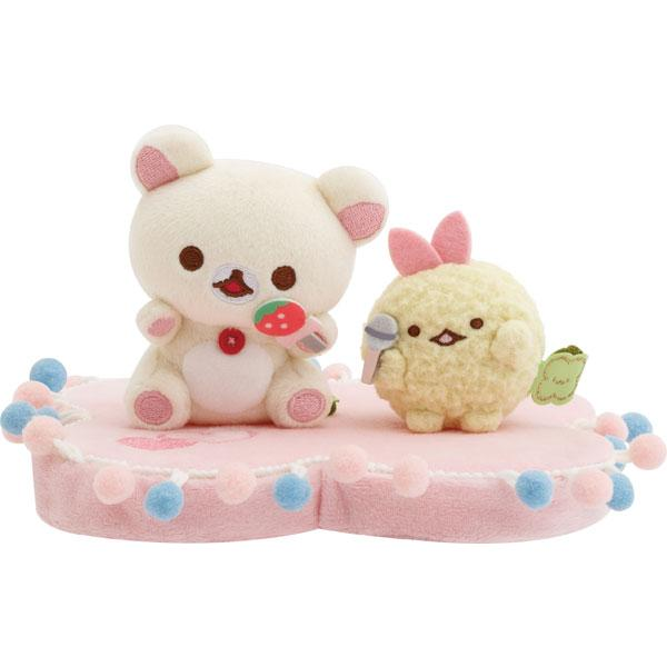 San-X｜ Universe Scene Plush Toy - Korilakkuma &amp; Sumikko Gurashi Ebifurai no Shippo: Universe San-X Town Stage｜80 x 75 x 45 mm approx.