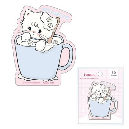mikko illustrations｜Funbox Die-cut sticky notes｜30 Sheets