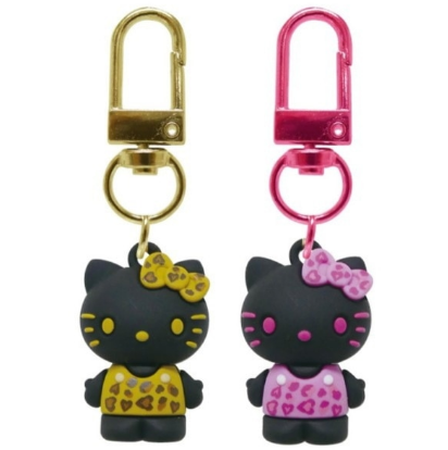 Sanrio｜Hello Kitty Houndstooth Figure Charm Keychain Set｜19×26×16mm approx.