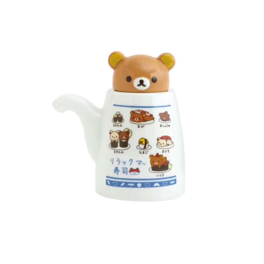Rilakkuma|Anytime Sushi Soy Sauce Dispenser|100×95×65mm approx.
