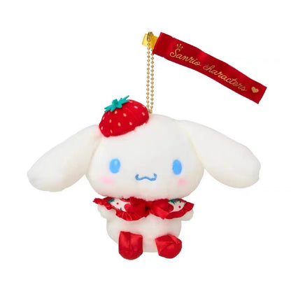 【limit 1】Sanrio｜Ichigo Shimbun 50th Anniversary Mascot Holder /Plush Keychain｜13×6×10.5cm approx.