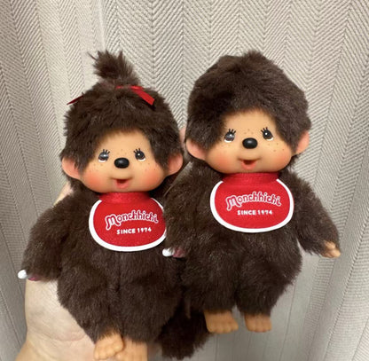 Monchhichi｜Anime Character Mascot Holder /Plush Keychain｜H13.5 x W8.5 x D5.5cm approx.