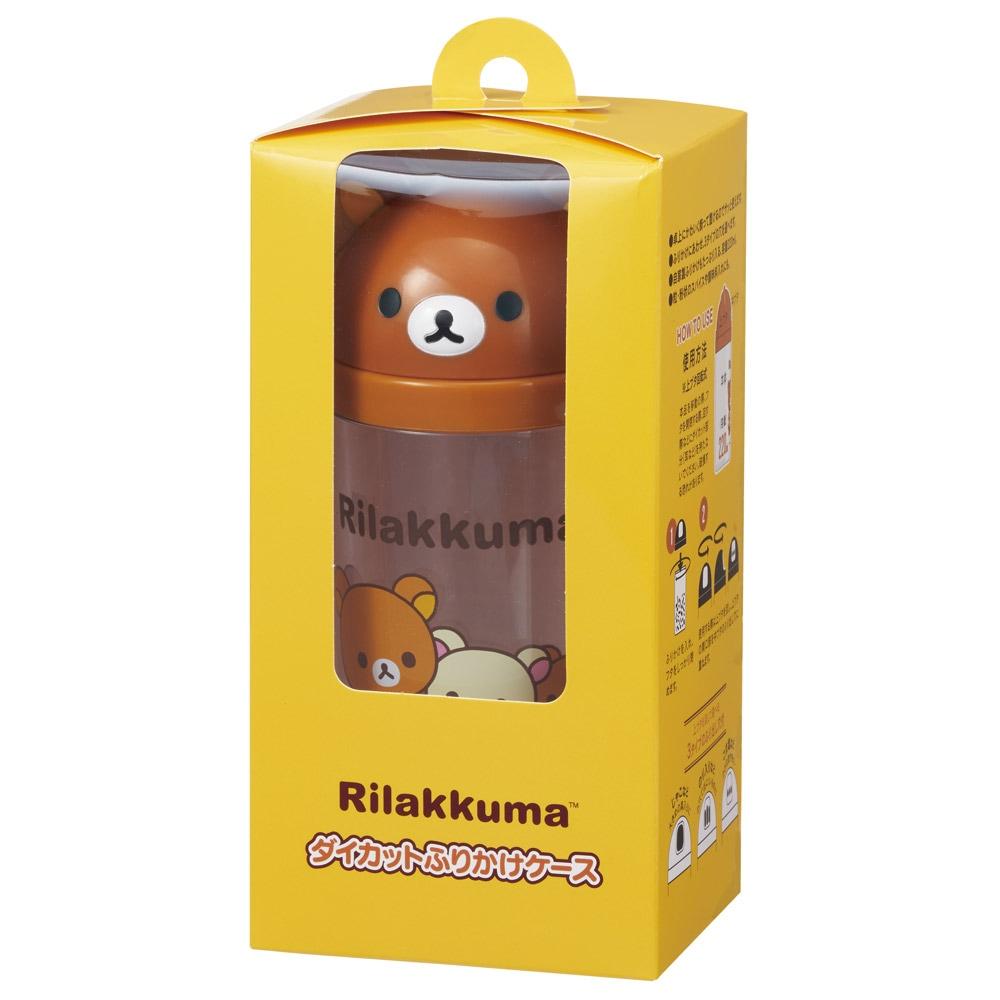 Rilakkuma轻松熊｜轻松熊树脂调味罐/调味瓶/3种开口｜ 约直径64×145.5mm