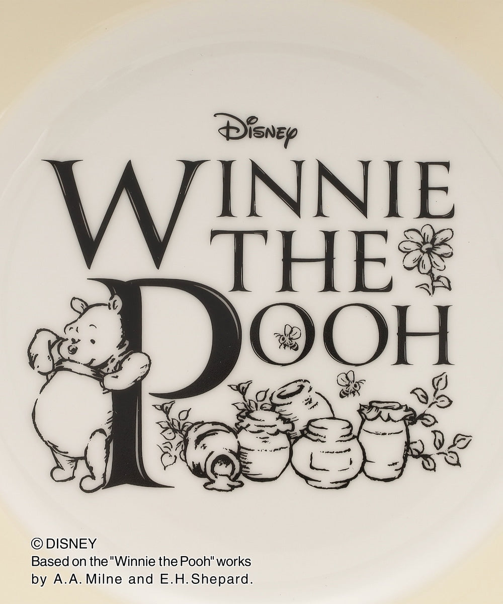 Disney｜噗噗小熊维尼Afternoon Tea联名限定日本制s号圆盘/可洗碗机/可微波炉/不可烤箱｜高さ2.3cm/直径23.5cm