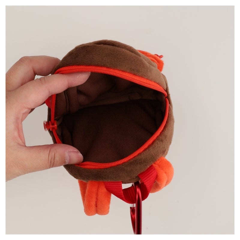 Monchhichi｜Smile Mini Backpack Face Miniature Keychain Bag Charm｜100×130×30mm approx