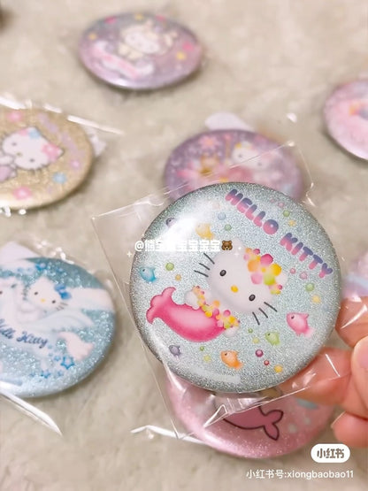 HelloKitty｜Glitter Badge mystery bag/blind box/All 8 types｜1pcs
