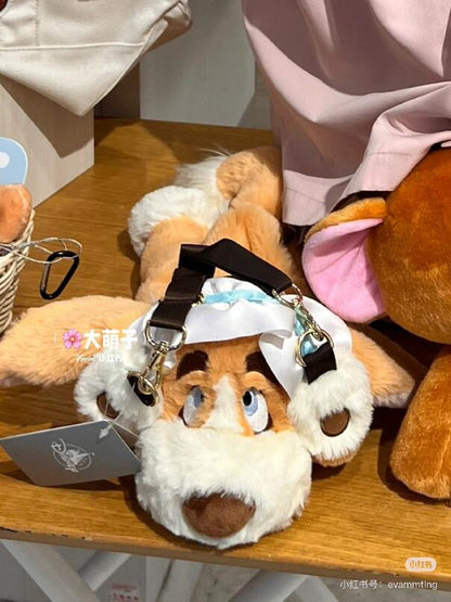 Disney迪士尼｜2024 Nana Multi Pochette FEEL LIKE PETER PAN东迪彼得潘保姆狗娜娜软萌毛茸茸玩偶斜挎包/收纳包｜约H36×W26×D15cm