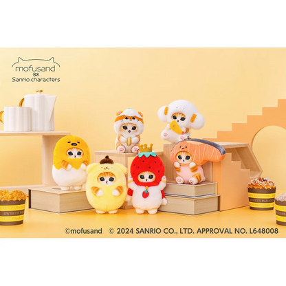 Mofusand｜Sanrio Mascot Holder /Plush Keychain｜100×130×90mm approx.