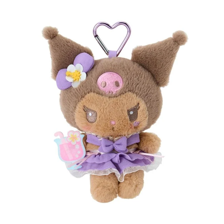 Sanrio｜Sparkling Summer Pool Tan Sunburned Mascot Holder /Plush Keychain｜80×30×15mm approx.