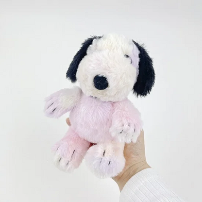 Snoopy史努比｜PEANUTS SN Marble Color S BK大理石彩色晕染小号毛绒玩偶/公仔｜约H16 x W15 x D14cm