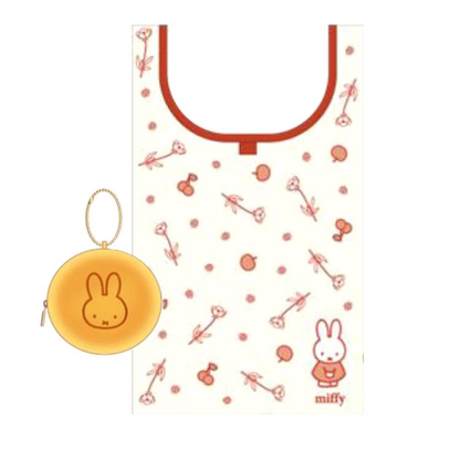 Miffy｜Eco Bag with Pouc｜H500 x W300 x D190mm approx.