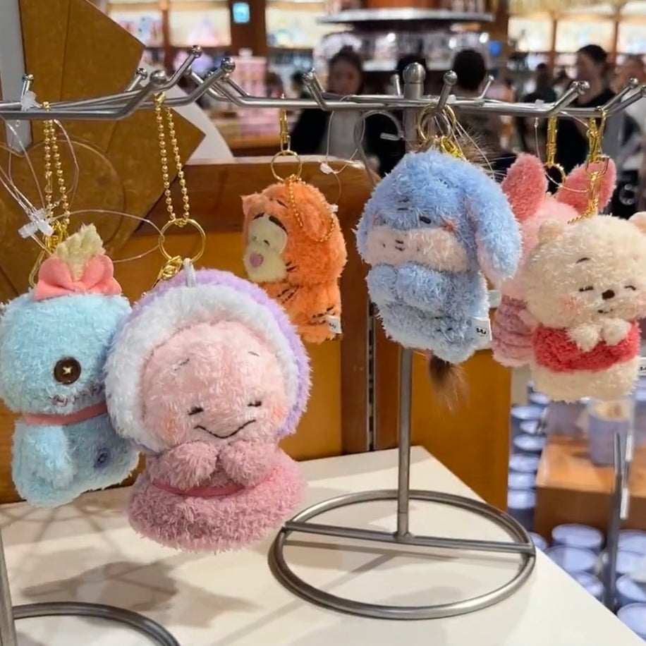 Disney|卷毛眯眯眼系列玩偶挂件|高さ約10.5×幅7.5×奥行き6(cm)