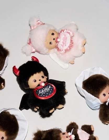 【limit 1】Monchhichi｜Bebichhichi × jouetie Angel and Devil Mascot Holder /Plush Keychain