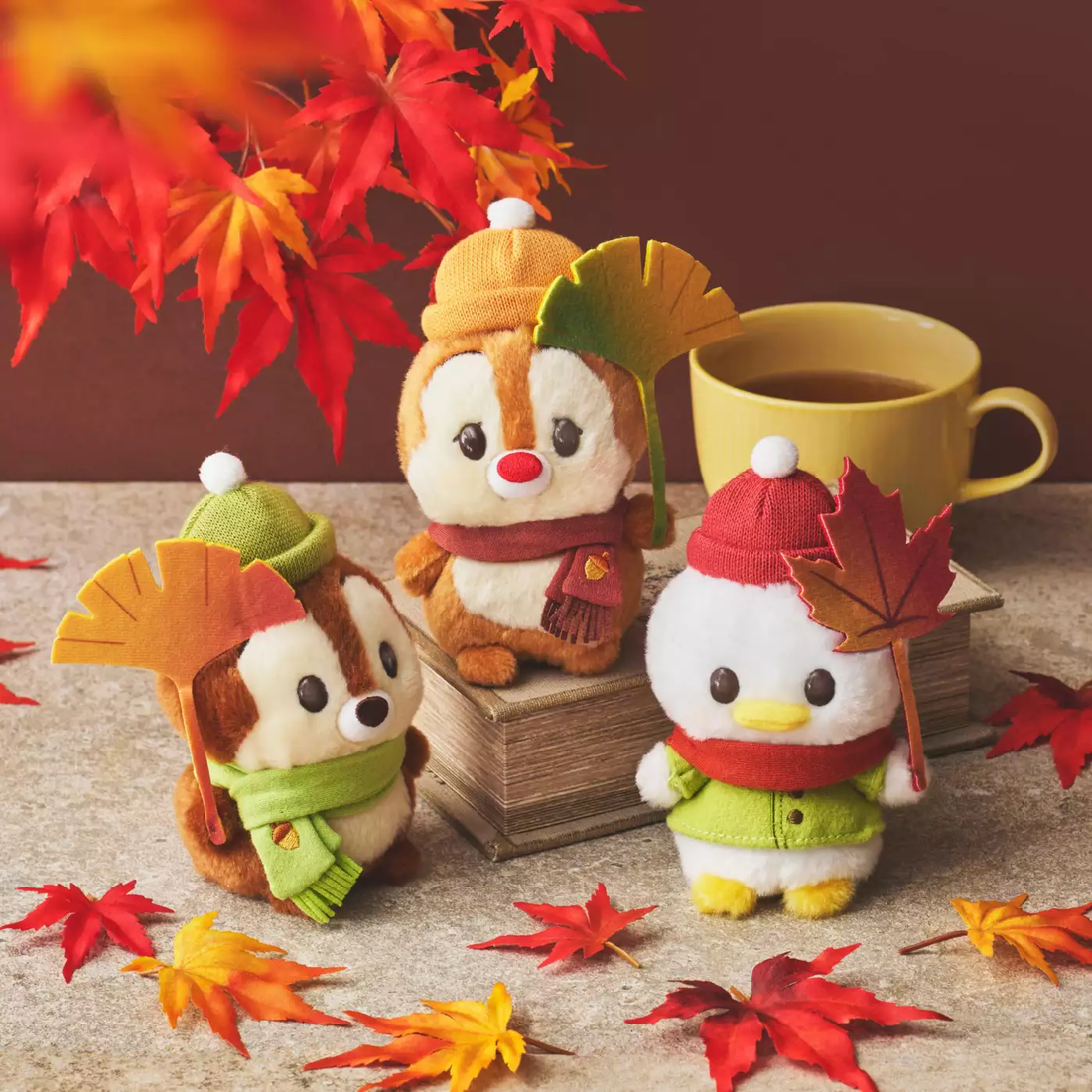Disney｜Autumn Urupocha-chan Plush Dolls/Plush Toy｜13.5×9.5×6(cm) approx.