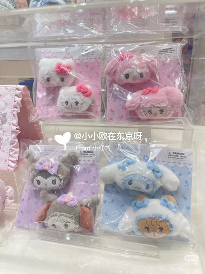 Sanrio｜Mikko Illustrations Characters Hair Clip Set｜10cm W x 3cm D x 5.5cm H. approx.