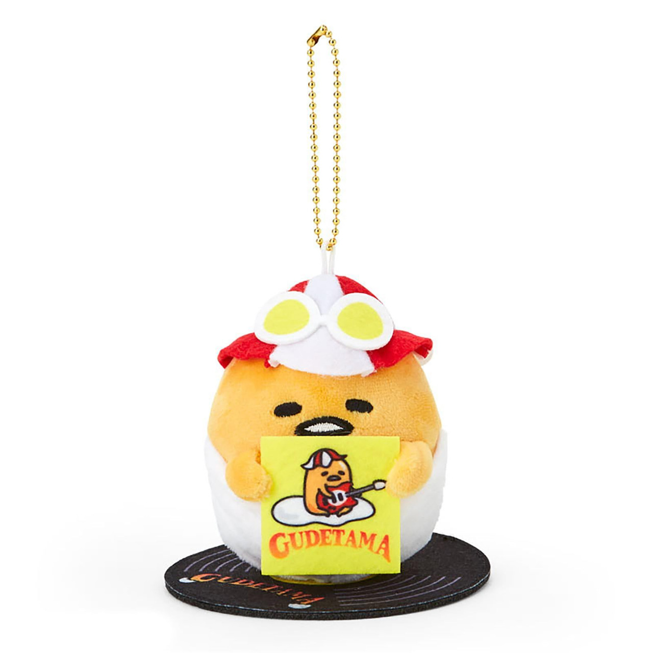 Sanrio三丽鸥｜ Original Mascot Holder - Kirimichan/Gudetama / Summer Festival夏日音乐祭三文鱼切片懒蛋蛋毛绒挂件/包挂｜約11.5 x 10.3 x 8.3cm