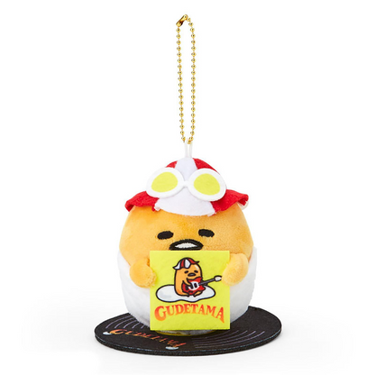 Sanrio三丽鸥｜ Original Mascot Holder - Kirimichan/Gudetama / Summer Festival夏日音乐祭三文鱼切片懒蛋蛋毛绒挂件/包挂｜約11.5 x 10.3 x 8.3cm
