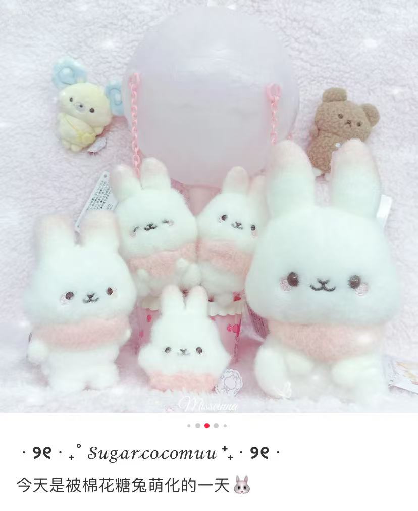 SANX｜Sugarcocomuu Hanging Mascot Holder /Plush Keychain｜115×70×60mm approx.