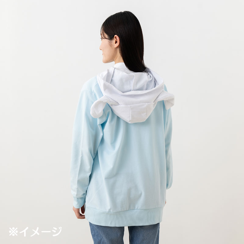 Sanrio｜Cinnamoroll Plump Cheeks Zip-up Hoodie