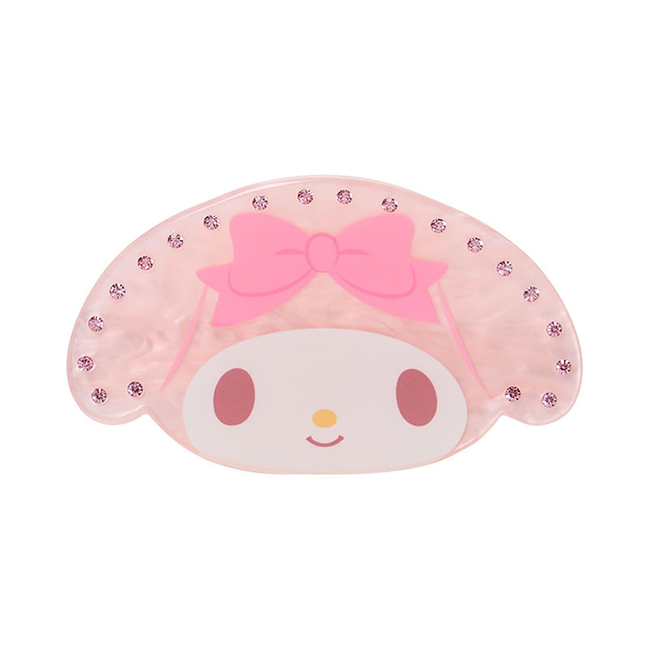Sanrio｜Face Sparkling Stone Pearl Marble Hair Claw Clip｜8×5×6cm approx.