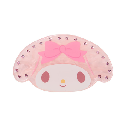Sanrio｜Face Sparkling Stone Pearl Marble Hair Claw Clip｜8×5×6cm approx.