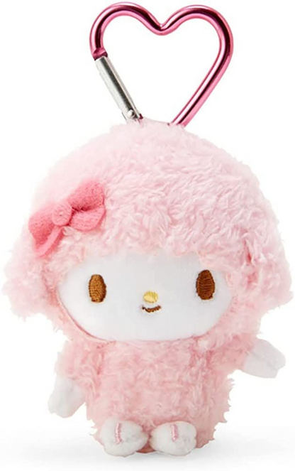 Sanrio｜Plush Mascot Holder with Heart Carabine /Plush Keychainr｜6×4×10cm approx.