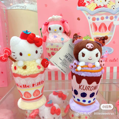 Sanrio｜Parfait甜点芭菲系列玩偶挂件/包挂｜约12×6×16cm