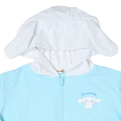 Sanrio｜Cinnamoroll Plump Cheeks Zip-up Hoodie