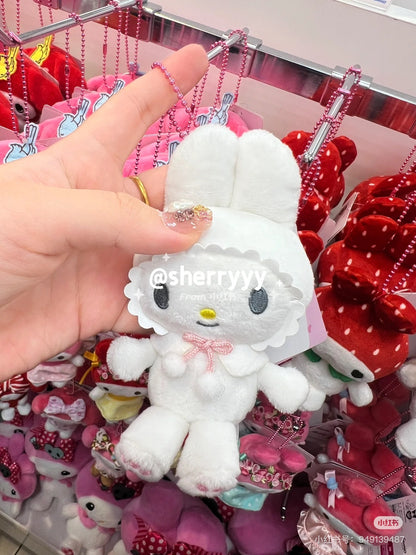 Sanrio｜My Melody 50th Anniversary   Mascot Holder /Plush Keychain｜13×7.5×6cm approx.