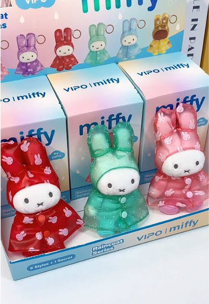 Miffy｜VIPO Rainy Days Raincoat Keychain Blind Box