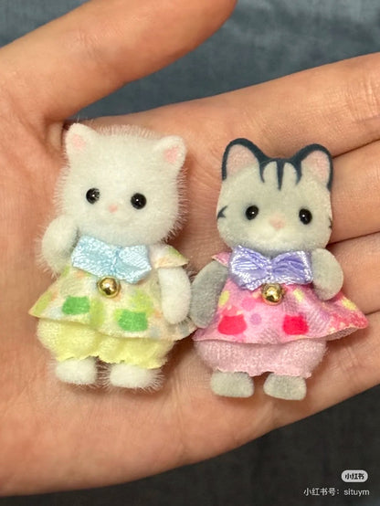 【limit 1】SylvanianFamilies｜Baby Cat Set 5 Babies Doll Epoch Calico Critters