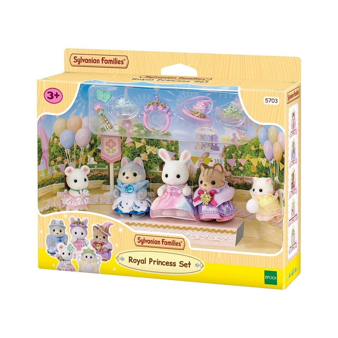 SylvanianFamilies森贝儿家族|Royal Princess Set超豪华皇家公主系列站宝小鼻嘎套组5703