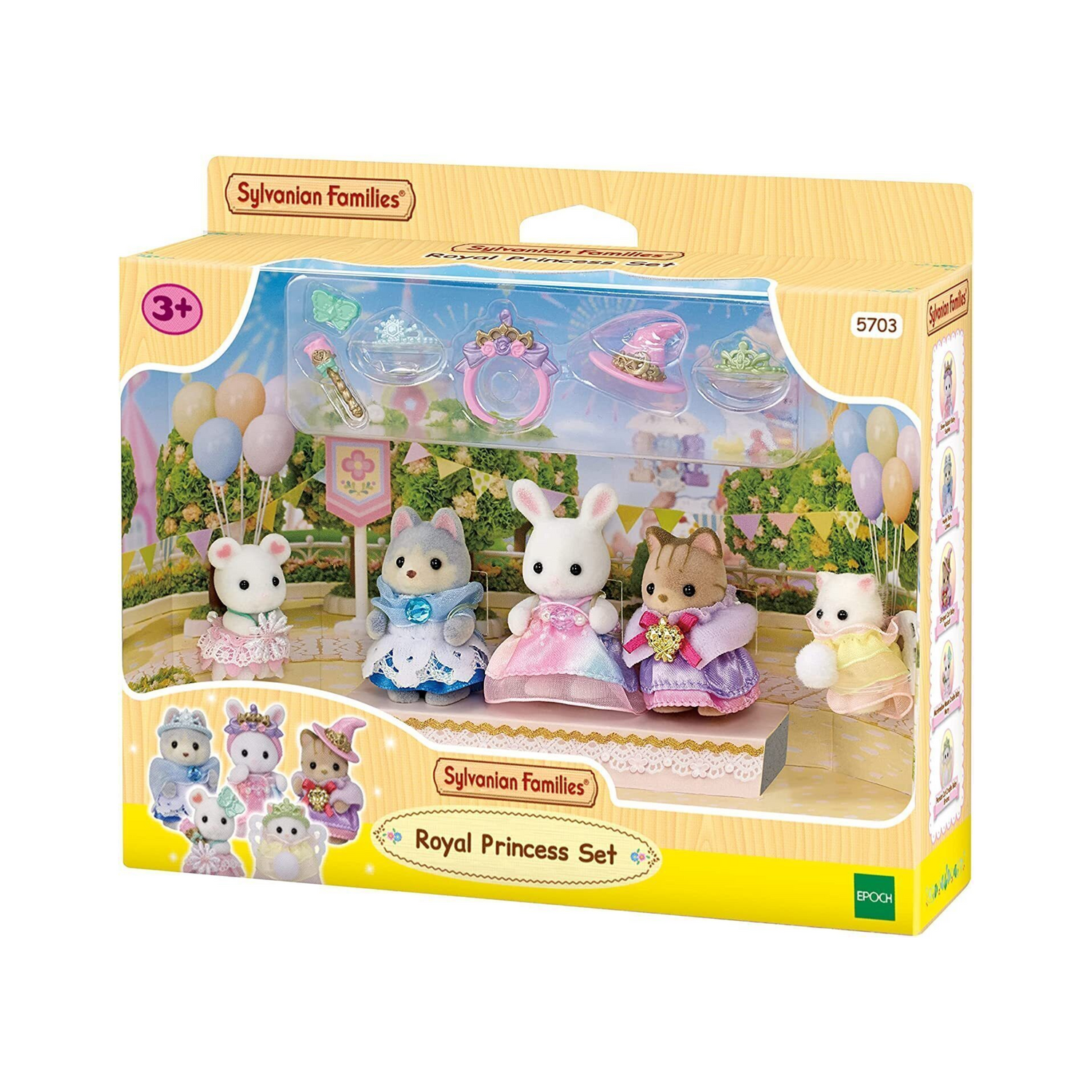 SylvanianFamilies森贝儿家族｜Royal Princess Set超豪华皇家公主系列站宝小鼻嘎套组5703