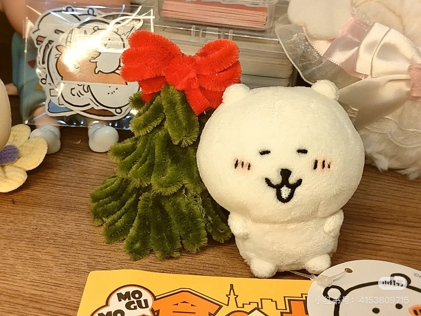【limit 1】Nagano｜Minimimi Osuwari (Joke Bear/Egao)Mascot Hand-held Plush Toy｜H70×W60×D40mm approx.