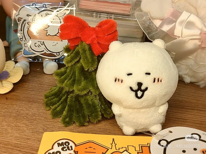 【limit 1】Nagano｜Minimimi Osuwari (Joke Bear/Egao)Mascot Hand-held Plush Toy｜H70×W60×D40mm approx.