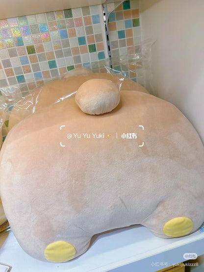 Rilakkuma轻松熊｜BASIC RILAKKUMA Favorite Things Cushion Bottom Die-cut San-X可爱角色超好rua屁屁造型抱枕/靠垫｜约280×350×150mm