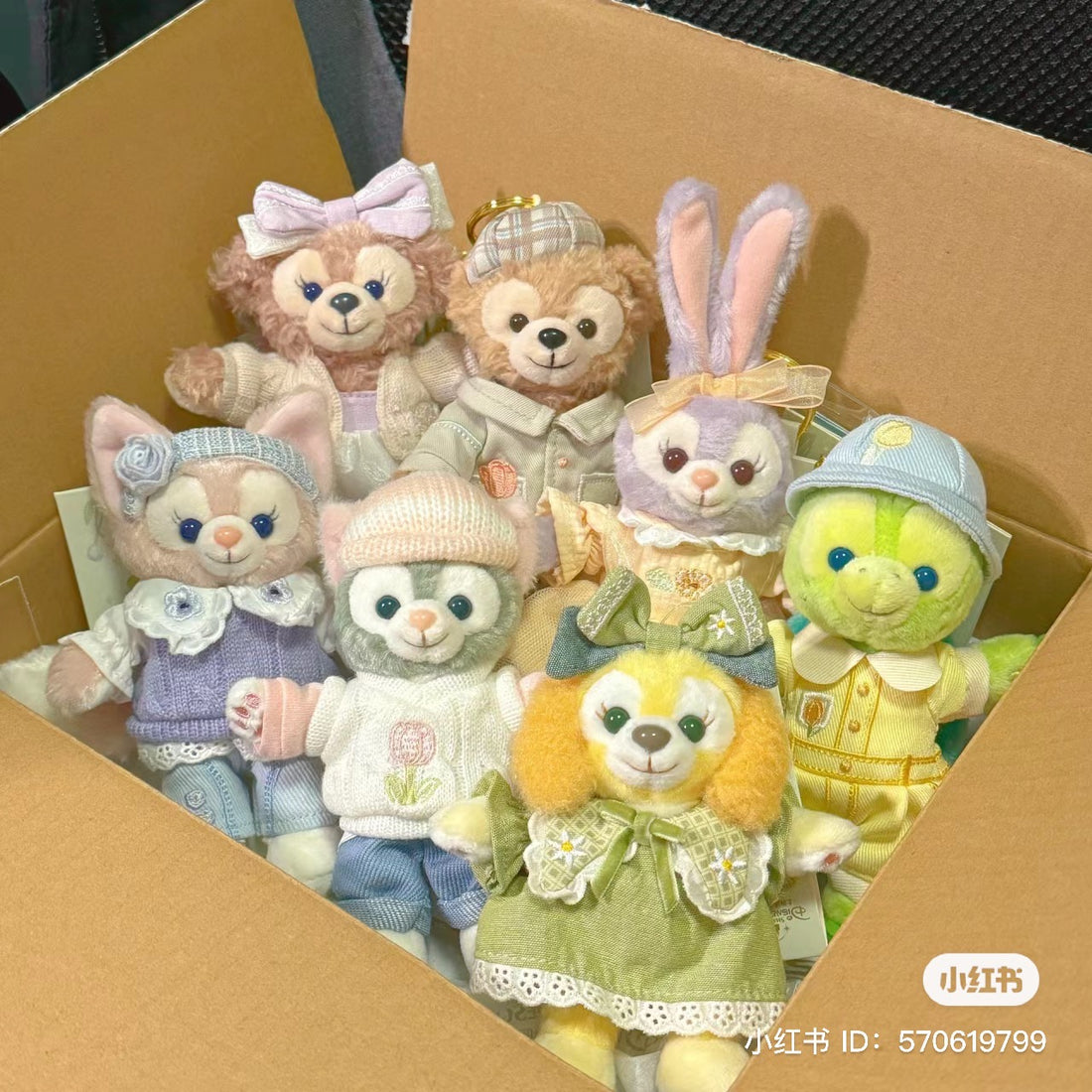 Disney SH|春日达菲和朋友们系列站姿挂件/包挂