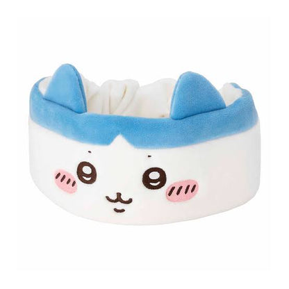 chiikawa｜Become a hairband that can change可爱角色大脸毛绒发带｜約80mm