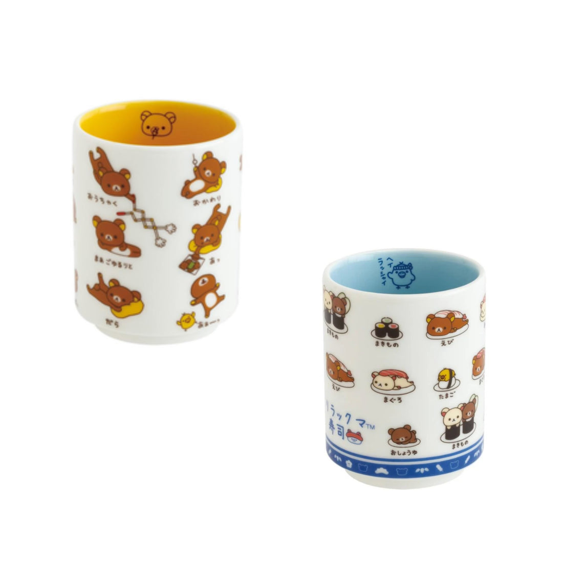 Rilakkuma｜Anytime Sushi Tea Cup｜90×Φ70mm approx.