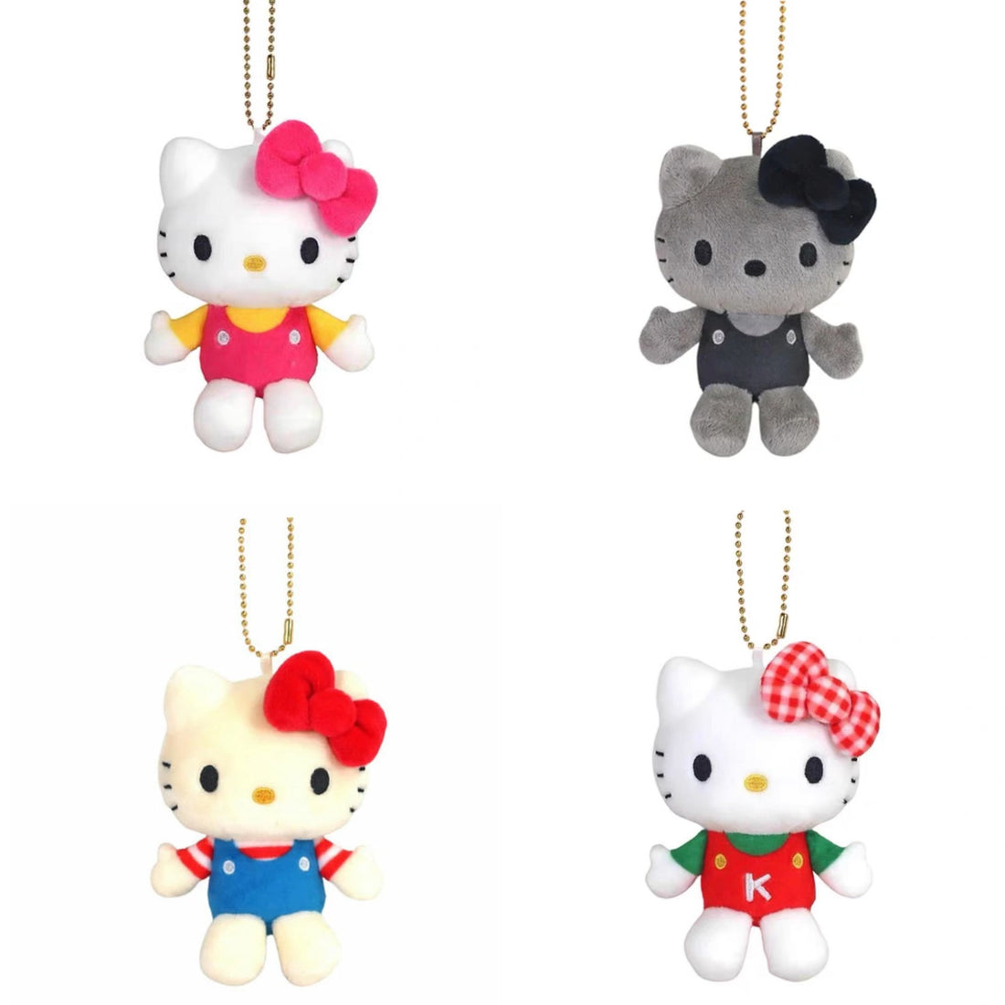 HelloKitty｜Sanrio 50th Anniversary Collection Standard Mascot Holder /Plush Keychain｜ 85x100x45mm approx.