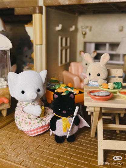 SylvanianFamilies｜Elephant Girl BBQ Picnic Set 5640