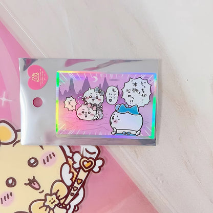 Chiikawa 吉伊卡哇｜超魔法少女/小魔仙系列大张镭射偏光闪闪贴纸/手机贴/行李箱贴