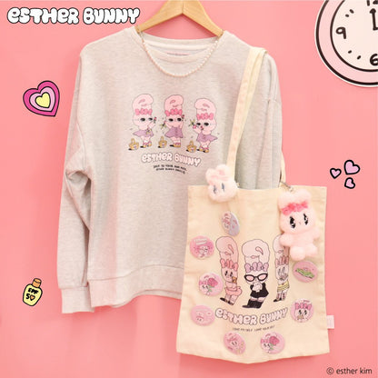 EstherBunny艾丝乐小兔｜粉粉少女心爆棚可爱图案帆布包/单肩包