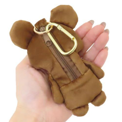 The bear’s school上学熊｜学院熊零钱包式挂件/钥匙扣｜約105x130x20mm